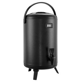 Insulated Beverage Dispenser, 3.2 Gal/12L Stainless Steel Thermal Drink Server with Spigot & Temp Display, Suitable for Hot and Cold Drinks (Default: Default)
